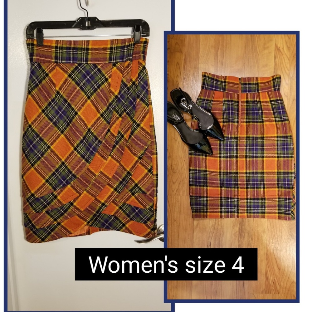 Plaid Skirt - Old Money Tracy Reese